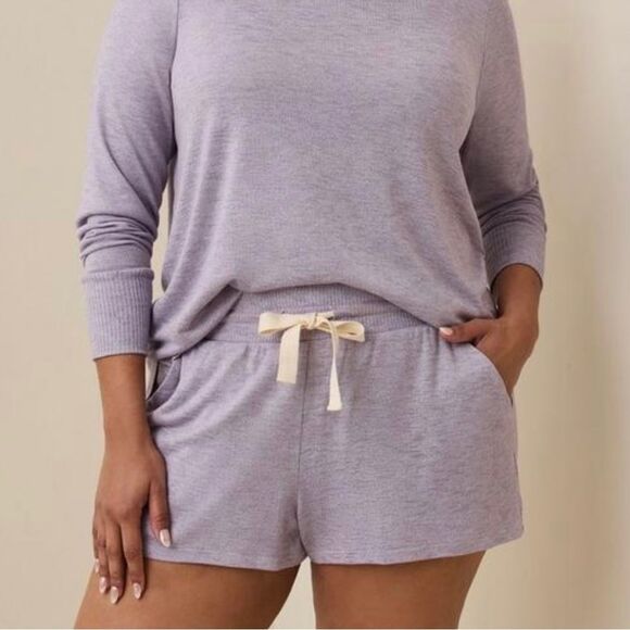 Torrid Sleep Light Weight Hacci Lounge Shorts women’s size 00X medium - Picture 1 of 6